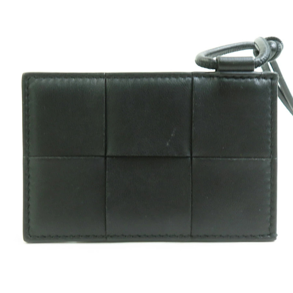 Bottega Veneta Card Case Wallet pass leather black